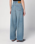 HAIKURE Wide blue washed jeans