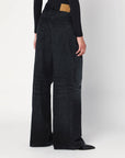 HAIKURE Wide Candy black denim jeans