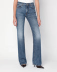 HAIKURE Blue washed-effect Star jeans
