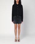 HAIKURE Washed black Tamu mini dress in denim