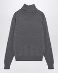 Ami Paris Light grey cashmere turtleneck jumper