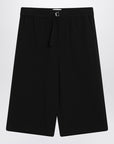 Ami Paris Bermuda wide black in cotton