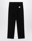 Carhartt WIP Black velvet Single Knee Pants