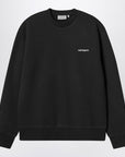 Carhartt WIP Script Embroidery Black Sweatshirt
