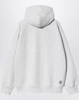 Carhartt WIP Hooded WIP Sweat Jacket colour Ash Heather