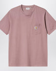 Carhartt WIP S/S Hudson Pocket T-Shirt in Daphne colour