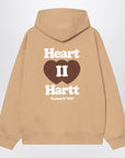 Carhartt WIP Hooded Heart II Hartt Sweat Jacket Dusty brown