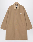 Carhartt WIP Beige Webster coat in cotton canvas