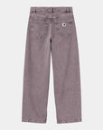 Carhartt WIP Brandon Pant trousers in black/hydrangea