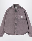 Carhartt WIP Georgia Shirt Jacket black/hydrangea