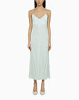 IVY OAK Noel light aqua satin dress