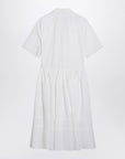 Jil Sander White cotton chemisier dress