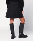 Jil Sander Black quilted skirt