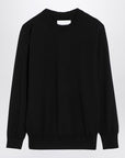 Jil Sander Black wool crew-neck sweater