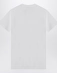 Moschino White cotton T-shirt with logo