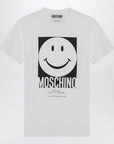 Moschino White cotton Smile T-shirt
