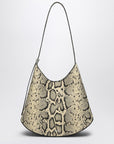 Jil Sander Eldorado bag in python-print leather