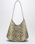Jil Sander Eldorado bag in python-print leather