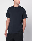 Jil Sander Dark blue cotton T-shirt