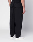 Jil Sander Black technical gabardine trousers