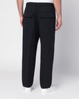 Jil Sander Midnight blue pants in technical gabardine