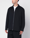Jil Sander Midnight blue lightweight jacket in technical gabardine