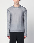 Jil Sander Grey jumper with layered design
