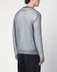 Jil Sander Grey jumper with layered design