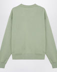 Jil Sander Apple green cotton crew-neck sweatshirt