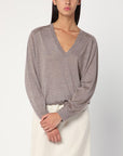 Loulou Studio Taupe cashmere sweater