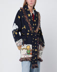 Alanui Midnight blue The Little Prince cardigan