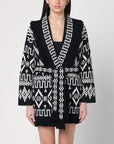 Alanui Jungle Beat black/white cardigan