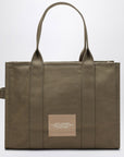Marc Jacobs Slate green canvas large Tote Bag