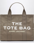 Marc Jacobs Medium Slate Green canvas tote bag
