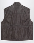 Our Legacy Firm brown vest with vintage effect