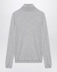 Brunello Cucinelli Light grey turtleneck in cashmere blend