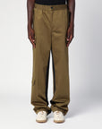 Wales Bonner Green khaki cotton trousers