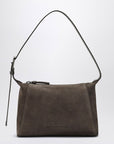 Brunello Cucinelli Brown Suede Bag with Monile