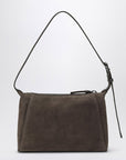 Brunello Cucinelli Brown Suede Bag with Monile