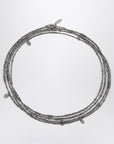 Brunello Cucinelli Hematite and Sterling Silver Bracelet