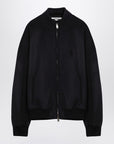 DARKPARK Black wool bomber jacket