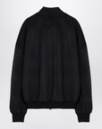 DARKPARK Black wool bomber jacket