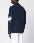 Thom Browne Blue linen blend cardigan