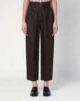 Brunello Cucinelli Linen trousers with brown belt