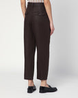 Brunello Cucinelli Linen trousers with brown belt