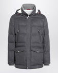 Brunello Cucinelli Grey wool flannel jacket