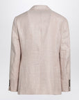 Brunello Cucinelli Papaya-colored Prince of Wales jacket
