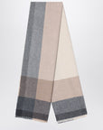 Brunello Cucinelli Colour-block Scarf in Wool and Cashmere