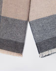 Brunello Cucinelli Colour-block Scarf in Wool and Cashmere