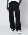 DARKPARK Black Saint wool cargo trousers